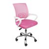 Cadeira Escritorio Diretor Tela Mesh Tok 3310 Rosa