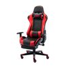 Cadeira Gamer Giratória Regulavel Em Couro Mvp Preto/Vermelho