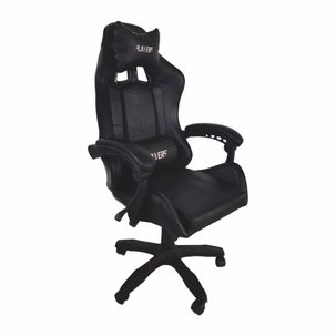 Cadeira Gamer para Escritório com Apoio para Braços Racer Plus Preto