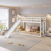 Conjunto Beliche Extensível Infantil e Escorregador Family Casatema Branco