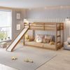 Conjunto Beliche Extensível Infantil e Escorregador Family Casatema Amendoa