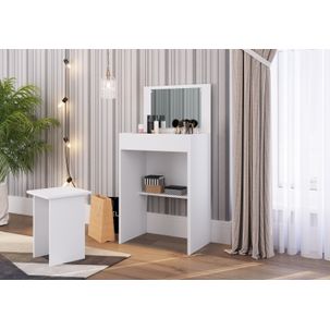 Penteadeira com Espelho Embutido Mimo Branco