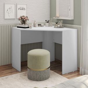 Penteadeira de Canto 90cm Milan Branco