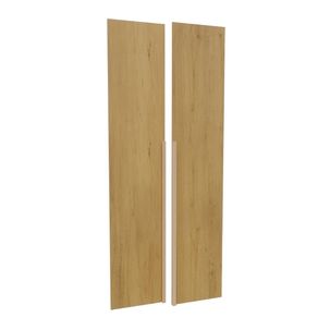 Kit 2 Portas para Guarda-roupa Modular 80cm Jade CabeCasa MadeiraMadeira Avelã