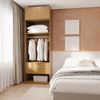 Guarda-roupa Modulado 2 Peças 2 Portas Jade CabeCasa MadeiraMadeira Avelã