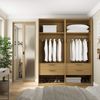 Guarda-roupa Modulado 2 Peças sem Portas Jade Cabecasa Madeiramadeira Avelã