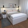 Cama Queen Mista  203cm X 163cm X 45cm Branco