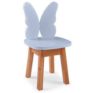 Cadeira Infantil 56cm X 25cm X 24cm Raya Azul Bebê