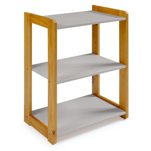 Estante para Livros 75cm X 54cm Infantil Cinza