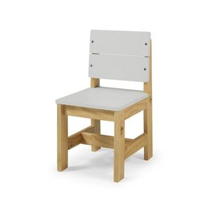 Cadeira Infantil 58cm X 29cm X 30cm Pooh Cinza BB/Amêndoa