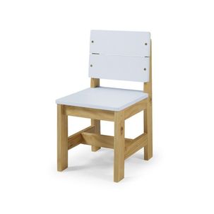 Cadeira Infantil 58cm X 29cm X 30cm Pooh Azul BB/Amêndoa