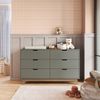Cômoda para Quarto Infantil 6 Gavetas 100% Mdf Alice Verti/Freijó