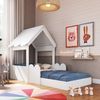 Cama Infantil Montessoriana com Casinha Infanto Branco