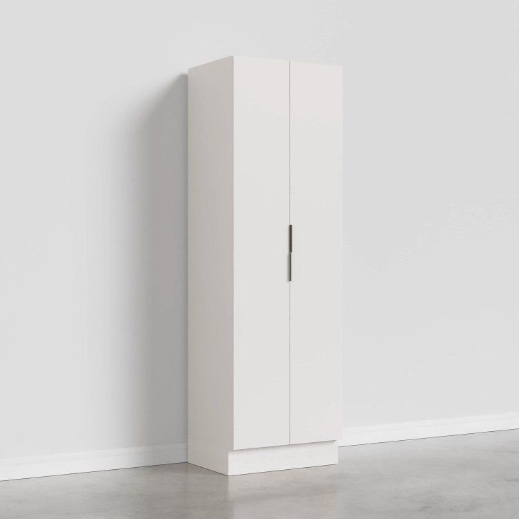Armário Multiuso 2 Portas 70cm com Rodapé Ipanema CabeCasa MadeiraOriginals Branco