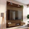 Painel Ripado para TV até 72 Polegadas 100% MDF 185,5CMX250CM Nicho Aloe CabeCasa MadeiraOriginals Cedro