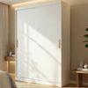 Guarda-Roupa 2 Portas Araçá CabeCasa MadeiraOriginals Branco Branco