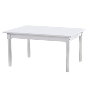 Mesa de Jantar Kingston 150cm em Madeira Maciça Branco - Casatema