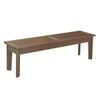 Banco em Madeira Maciça 3 Lugares 140cm Churrasqueira Primavera Stain Castanho