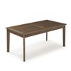 Mesa em Madeira Maciça Retangular 86x160cm Primavera Stain Castanho