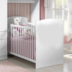 Berço Golfinho Branco Brilho