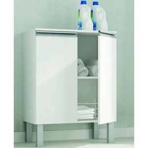 Armário Multiuso 2 Portas Branco