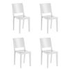 Conjunto 4 Cadeiras em Polipropileno Hydra Plus Branco