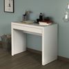 Escrivaninha para Escritório 90cm com 1 Gaveta ME4107 Branco