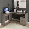 Mesa para Escritório 113x138,5cm em L com 2 Gavetas ME4129 Carvalho