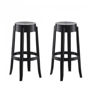 Conjunto 2 Banquetas em Polipropileno Shine Plus Preto