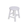 Banqueta Baixa para Quarto Infantil 30cm Dalas Branco
