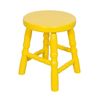 Banqueta Baixa para Quarto Infantil 30cm Dalas Amarelo