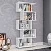 Estante para Livros com Nichos Esm209 Retrô Branco