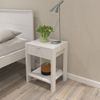 Mesa de Cabeceira 1 Gaveta Branco