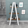 Estante com 3 Prateleiras Self Appunto Castanho/Branco