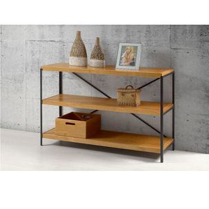 Estante Industrial II - 3 Prateleiras Madeira/Metal - Casatema