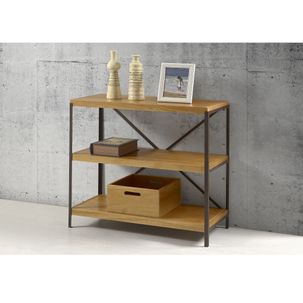 Estante Industrial I - 3 Prateleiras Madeira/Metal - Casatema
