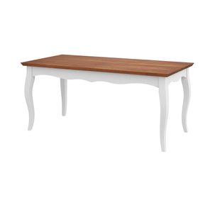 Mesa de Jantar Italy 200 cm - Imbuia/Branco