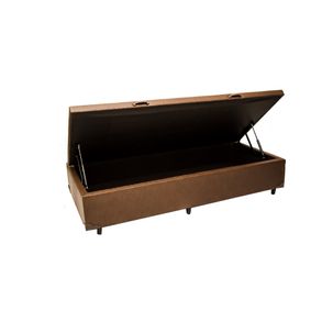 Box Baú Solteiro 78x188x43 Linhão - Marrom