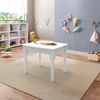 Mesa Infantil Mariah Madeira Maciça e Laca Casatema Branco Fosco