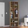Estante para Livros com 12 Nichos 221cmx74cm Caracol Castanho