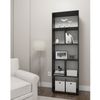 Estante Livreiro Multiuso 7 Nichos 5 Prateleiras Siena DRD Móveis Preto Perfect Touch