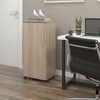 Armário Multiuso 1 Porta 3 Prateleiras Turim DRD Móveis Amadeirado Montana Perfect Wood