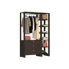 Estante Closet Yes 120cm 1 Cabideiro e 6 Nichos - Grafite