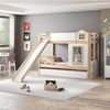 Treliche Infantil Garden Janela e Escorrega Casatema Natural/Branco