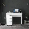 Escrivaninha 90cm 3 Gavetas Osaka Branca
