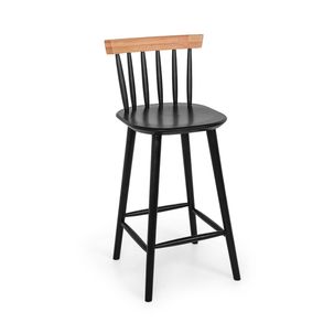 Banqueta Milena Preto/Natural