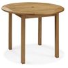 Mesa Redonda em Madeira Maciça 90cm Export Stain Jatobá Casa e Jardim Móveis Jatoba