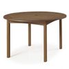 Mesa Redonda Export 1000 Casa e Jardim Móveis Stain Castanho