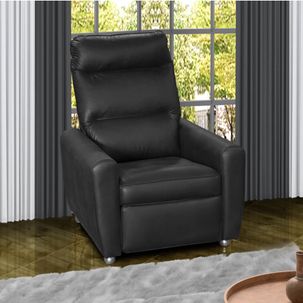 Poltrona Reclinável MX-44 Polo 3 Posições Corino - Preto