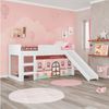 Cama Infantil com Escorregador Doce Casinha Joy Branco